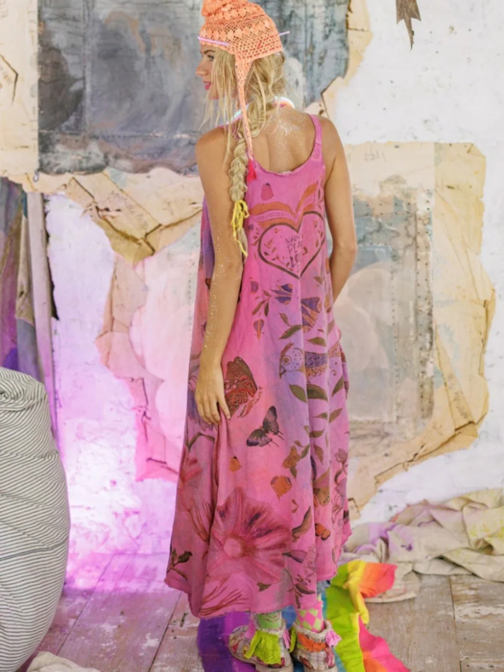 🌸NWT MAGNOLIA PEARL Flor De La Pasión Lana Tank Dress🌸 - Picture 6 of 7